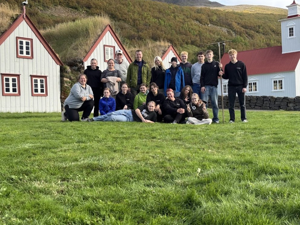 Erasmus+ gestir hjá elstu nemendum