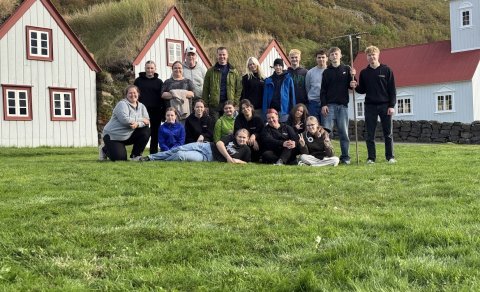 Erasmus+ gestir hjá elstu nemendum